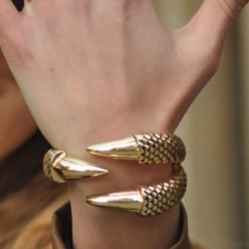 Dragon / Eagle Gold Tone Bracelet Unisex